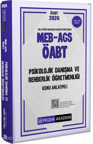 2026 MEB AGS ÖABT Psikolojik Danışma ve Rehberlik Konu Anlatımlı