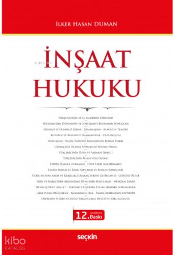 İnşaat Hukuku