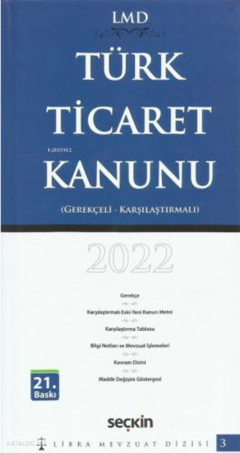 Türk Ticaret Kanunu LMD 3A 2025