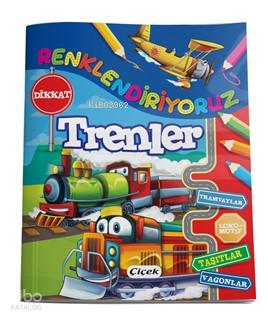 Renklendiriyoruz Trenler