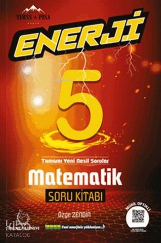 Palme Yayınları 5 Sınıf Matematik Enerji Soru Kitabı Palme