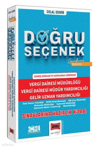 2024 Doğru Seçenek Vergi Dairesi Müdürlüğü Vergi Dairesi Müdür Yardımcılığı Gelir Uzman Yardımcılığı 17 Baskı Yargı Yayınları