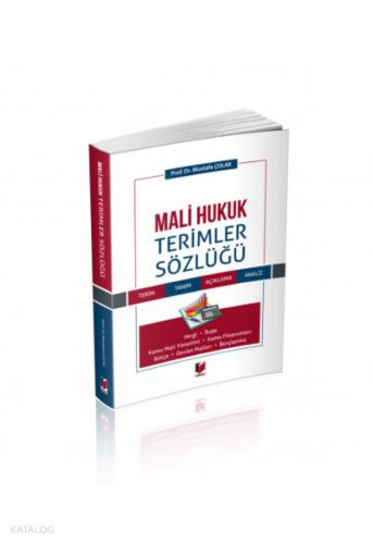 Mali Hukuk Terimler Sözlüğü Mustafa Çolak