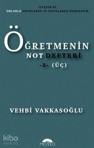 Öğretmenin Not Defteri 3 Üç