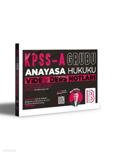 2026 KPSS A Anayasa Hukuku Video Ders Notları