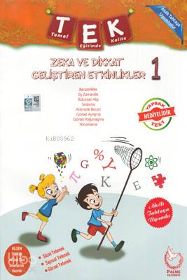 Palme Yayınları 1 Sınıf Zeka ve Dikkat Geliştiren Etkinlikler