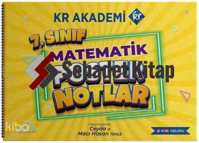 Kr Akademi 7 Sınıf Matematik Poster Notlar