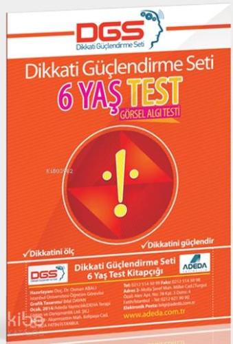 Adeda DGS Dikkati Güçlendirme Seti 6 Yaş Test Görsel Algı Testi