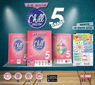 Kırmızı Beyaz Yayınları 7 Sınıf Chill English Practice Book Fantastic Four Quiz Book Ünite Afişleri