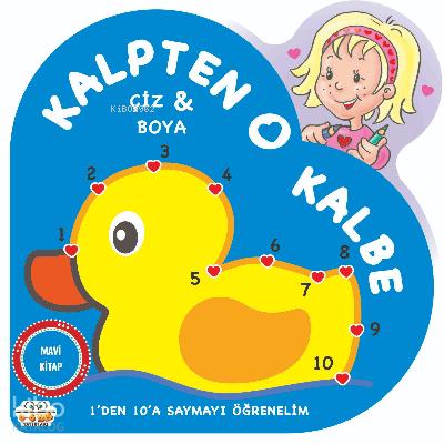 Mavi Kitap Kalpten Kalbe Çiz Boya