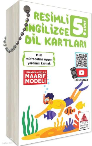 5 Sınıf Resimli İngilizce Dil Kartları