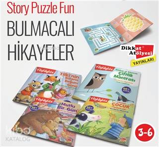 Highlights Sticker Bulmacalı Hikayeler 4 lü Set