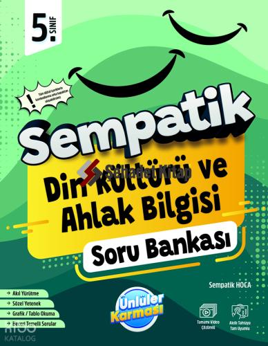 5 Sınıf Din Kültürü ve Ahlak Bilgisi Sempatik Soru Bankası