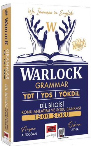Yargı Yayınları YDT YDS YÖKDİL Warlock Grammar Dil Bilgisi Konu Anlatımı ve Soru Bankası 1500 Soru