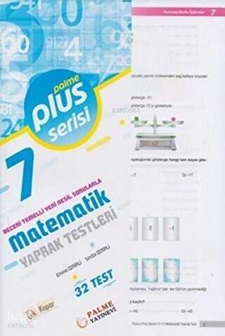 7 Sınıf Plus Serisi Matematik Yaprak Test