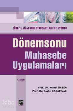 Dönemsonu Muhasebe Uygulamaları Prof Dr Remzi Örten Prof Dr Aydın Karapınar