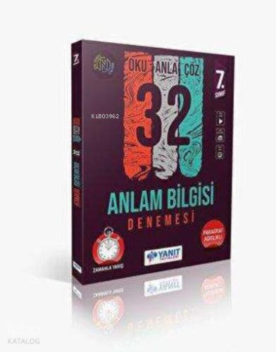 Yanıt 7 Sınıf Anlam Bilgisi 32 Deneme