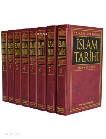 Hz Adem den Bugüne İslam Tarihi 8 Cilt İthal Kağıt Büyük Boy Mahmud Şakir