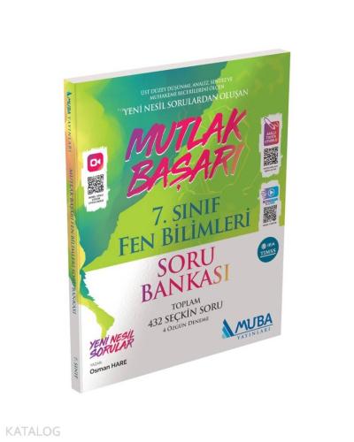 8 Sınıf LGS Mutlak Başarı Fen Bilimleri Soru Bankası Muba Yayınları