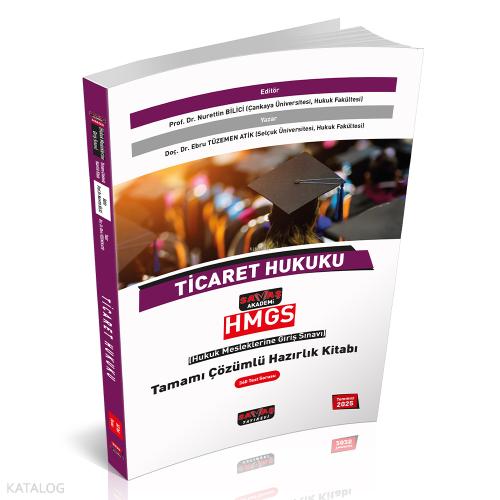 2025 HMGS Ticaret Hukuku Hazırlık Kitabı Çözümlü