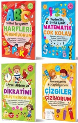 5 6 Yaş Zekamı Geliştiriyorum Etkinlik Seti 4 Kitap Takım