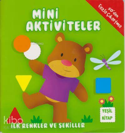 Mini Aktiviteler İlk Renkler ve Şekiller Mor Kitap