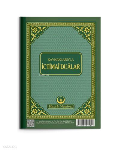 Kaynaklarıyla İctimai Dualar Çanta Boy