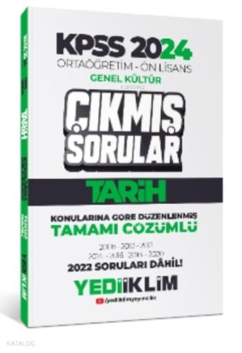 Yediiklim KPSS 2024 Ortaöğretim Önlisans Tarih Konularına Göre Çıkmış Sorular Komisyon 25 İndirim