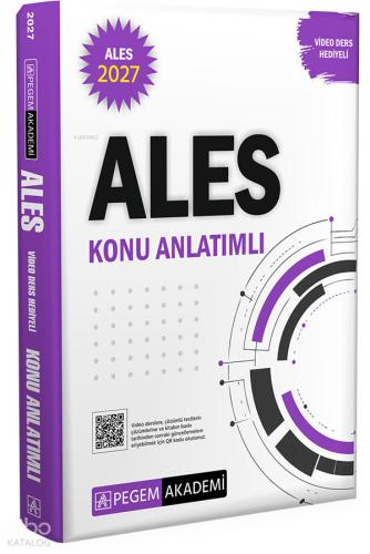 Pegem Akademi 2027 ALES Konu Anlatımlı Video Ders Hediyeli