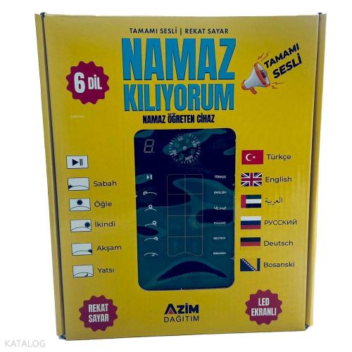 6 Dilli Tamamı Sesli Rekat Sayar Led Ekranlı Namaz Kılıyorum Namaz Öğreten Cihaz