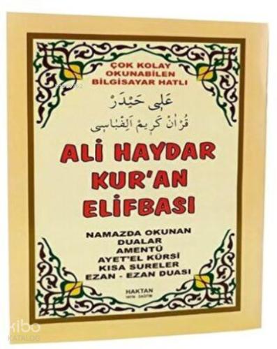 Ali Haydar Elifbası İlaveli
