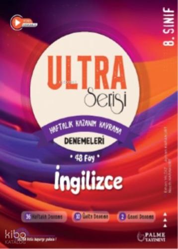 Palme Yayınları 2024 Ultra Serisi LGS 8 Sınıf İngilizce Denemeleri Haftalık Kazanım Kavrama 48 Föy