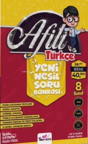 8 Sınıf Afili Türkçe Yeni Nesil Soru Bankası