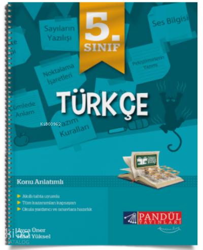Orjin Yayınları 5 Sınıf Kazanım Odaklı Konu Anlatımlı Etkinlikli Türkçe Defteri