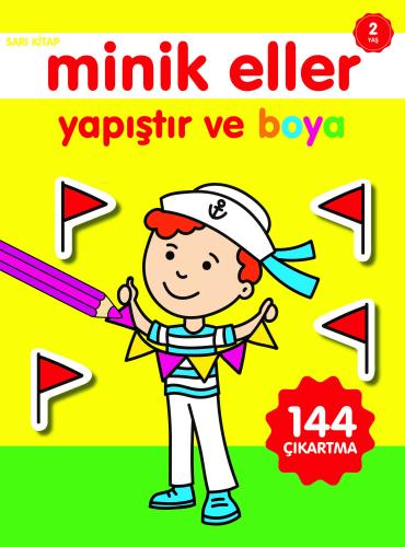 Minik Eller Yapıştır Ve Boya Sarı Kitap