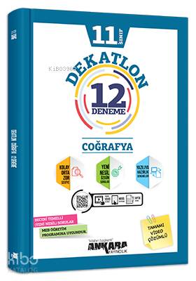 Ankara Yayıncılık 11 Sınıf Dekatlon Çoğrafya 12 Deneme