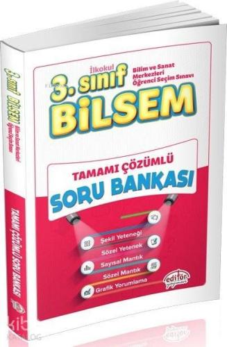 Editör Yayınları 3 Sınıf Bilsem Tamamı Çözümlü Soru Bankası