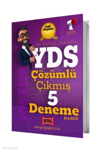 2025 YDS Çözümlü Çıkmış 5 Deneme Fasikülü
