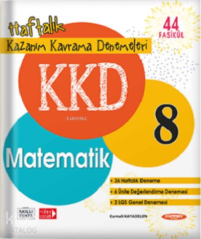 Kazanım Kavrama Denemeleri 8 Sınıf Matematik 44 Fasikül Kurmay ELT