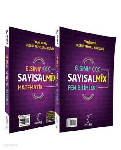 6 Sınıf Fen Bilimleri Sayısal Mix Soru Bankası