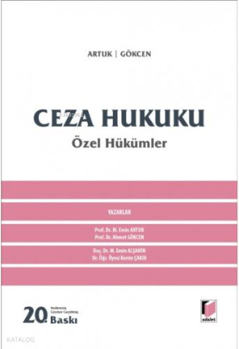 Seçkin Yayıncılık Türk Ceza Hukuku Özel Hükümler