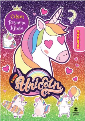 Unicorn Hazine Sandığı Taç Hediyeli Boyama Kitabı