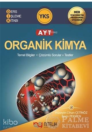 Nitelik YKS AYT Organik Kimya Ders İşleme Kitabı