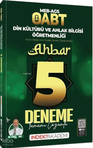 ÖABT MEB AGS Din Kültürü ve Ahlak Bilgisi Ahbar 5 Deneme Çözümlü