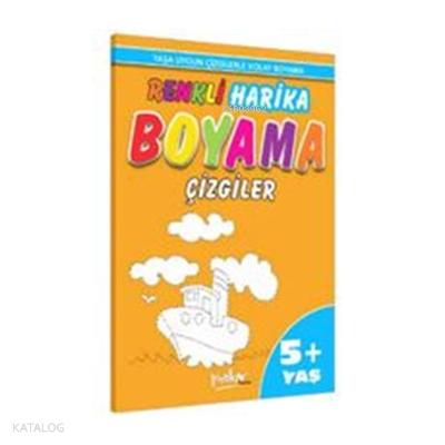 Renkli Harika Boyama Çizgiler 5 Yaş