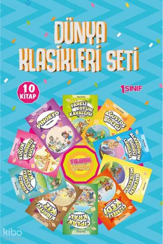 1 Sınıflar için Dünya Klasikleri Seti 10 Kitap