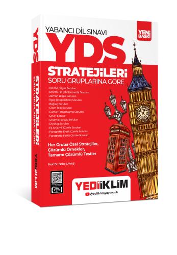 Yediiklim Yayınları YDS YÖKDİL Stratejileri Soru Gruplarına Göre Konu Anlatımlı Soru Bankası