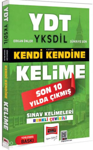 YDT YKSDİL Kendi Kendine Kelime Son 10 Yılda Çıkmış Sınav Kelimeleri Renkli Çevirili