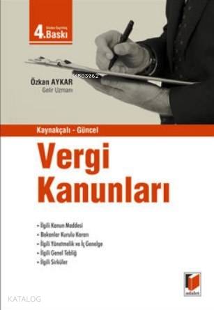 Kaynakçalı Güncel Vergi Kanunları