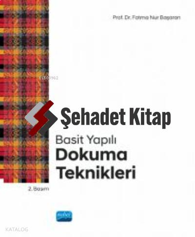 Basit Yapılı Dokuma Teknikleri